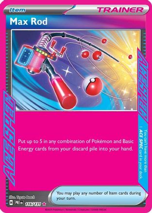 Max Rod (116/131) Holofoil [SV: Prismatic Evolutions]