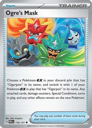 Ogre's Mask (118/131) Reverse Holofoil [SV: Prismatic Evolutions]