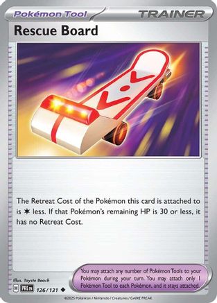 Rescue Board (126/131) [SV: Prismatic Evolutions]