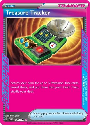 Treasure Tracker (131/131) Holofoil [SV: Prismatic Evolutions]
