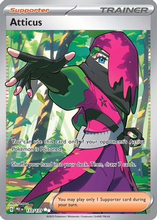 Atticus (133/131) Holofoil [SV: Prismatic Evolutions]