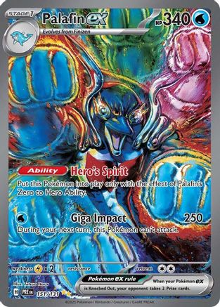 Palafin ex (151/131) Holofoil [SV: Prismatic Evolutions]