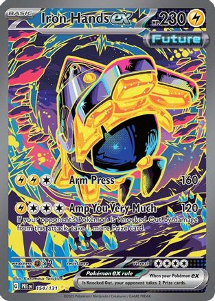 Iron Hands ex (154/131) Holofoil [SV: Prismatic Evolutions]