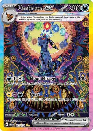 Umbreon ex (161/131) Holofoil [SV: Prismatic Evolutions]