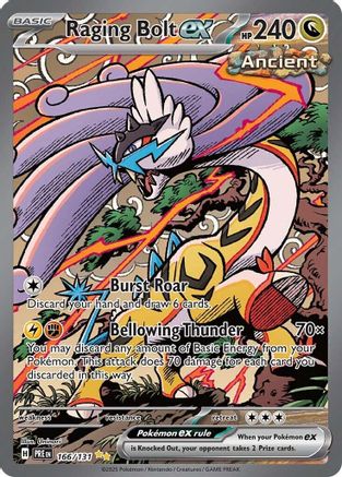 Raging Bolt ex (166/131) Holofoil [SV: Prismatic Evolutions]