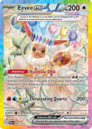 Eevee ex (167/131) Holofoil [SV: Prismatic Evolutions]