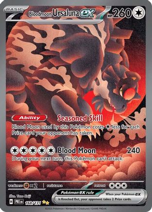 Bloodmoon Ursaluna ex (168/131) Holofoil [SV: Prismatic Evolutions]