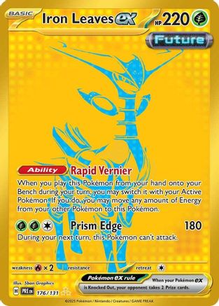 Iron Leaves ex (176/131) Holofoil [SV: Prismatic Evolutions]