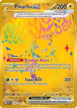 Pikachu ex (179/131) Holofoil [SV: Prismatic Evolutions]