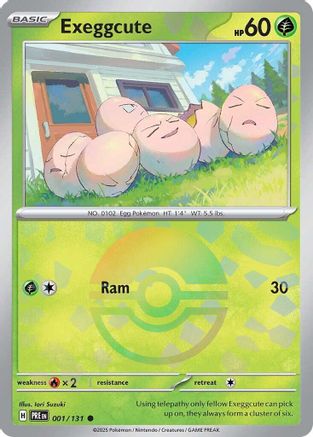 Exeggcute (001/131) (Poke Ball Pattern) Holofoil [SV: Prismatic Evolutions]