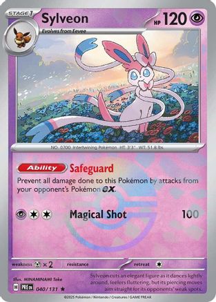 Sylveon (040/131) (Poke Ball Pattern) Holofoil [SV: Prismatic Evolutions]