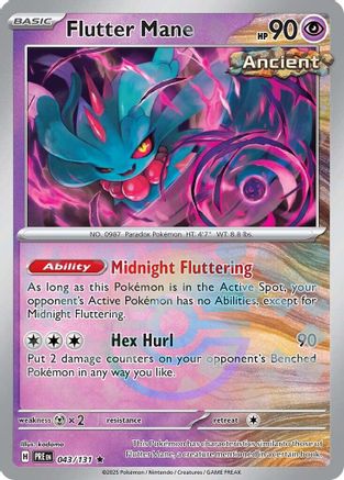 Flutter Mane (043/131) (Poke Ball Pattern) Holofoil [SV: Prismatic Evolutions]