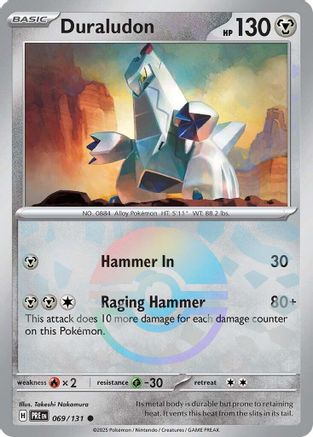 Duraludon (069/131) (Poke Ball Pattern) Holofoil [SV: Prismatic Evolutions]