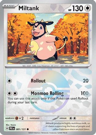Miltank (081/131) (Poke Ball Pattern) Holofoil [SV: Prismatic Evolutions]