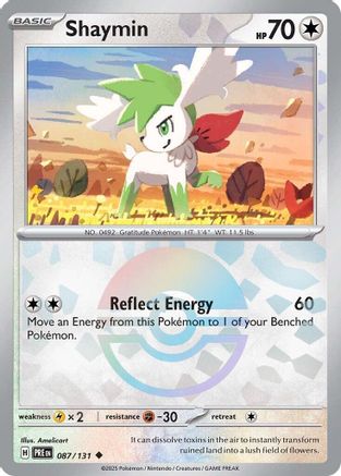 Shaymin (087/131) (Poke Ball Pattern) Holofoil [SV: Prismatic Evolutions]