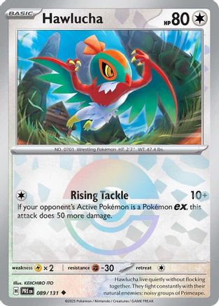 Hawlucha (089/131) (Poke Ball Pattern) Holofoil [SV: Prismatic Evolutions]
