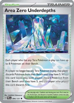 Area Zero Underdepths (094/131) (Poke Ball Pattern) Holofoil [SV: Prismatic Evolutions]