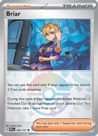 Briar (100/131) (Poke Ball Pattern) Holofoil [SV: Prismatic Evolutions]