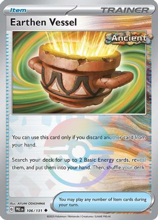 Earthen Vessel (106/131) (Poke Ball Pattern) Holofoil [SV: Prismatic Evolutions]
