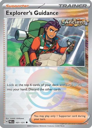Explorer's Guidance (Poke Ball Pattern) (107/131) Holofoil [SV: Prismatic Evolutions]