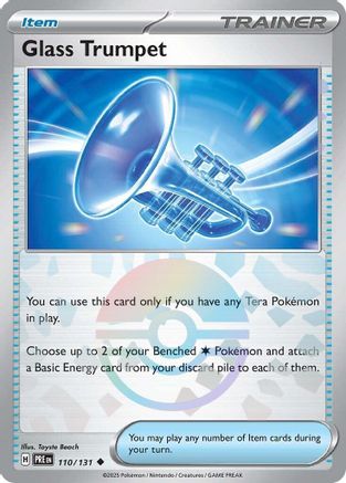 Glass Trumpet (110/131) (Poke Ball Pattern) Holofoil [SV: Prismatic Evolutions]