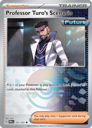 Professor Turo's Scenario (121/131) (Poke Ball Pattern) Holofoil [SV: Prismatic Evolutions]