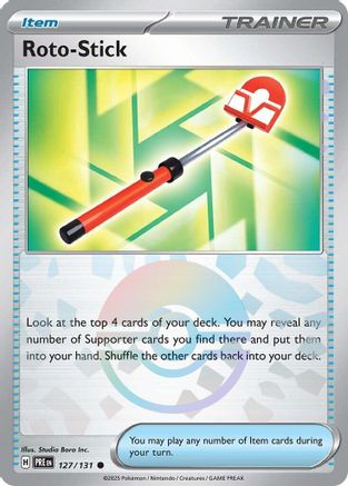 Roto-Stick (127/131) (Poke Ball Pattern) Holofoil [SV: Prismatic Evolutions]