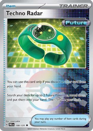 Techno Radar (130/131) (Poke Ball Pattern) Holofoil [SV: Prismatic Evolutions]