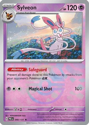 Sylveon (040/131) (Master Ball Pattern) Holofoil [SV: Prismatic Evolutions]