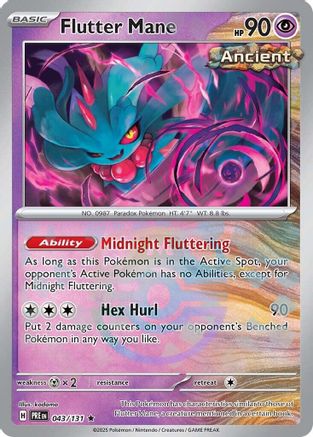 Flutter Mane (043/131) (Master Ball Pattern) Holofoil [SV: Prismatic Evolutions]