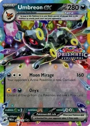 Umbreon ex - 060/131 (Prismatic Evolutions Stamp) (60) Holofoil [Miscellaneous Cards & Products]