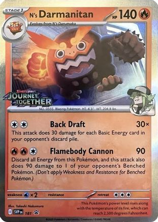 N's Darmanitan (SVP181) [SV09: Journey Together]