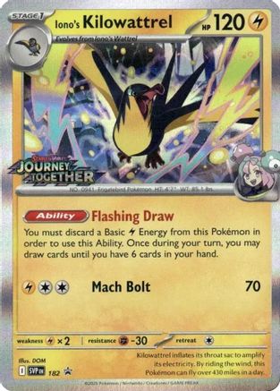 Iono's Kilowattrel (SVP182) [SV09: Journey Together]