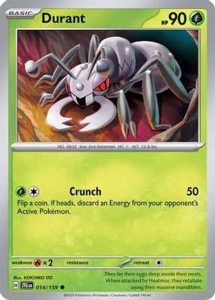 Durant 014/159 (14) Reverse Holofoil [SV09: Journey Together]
