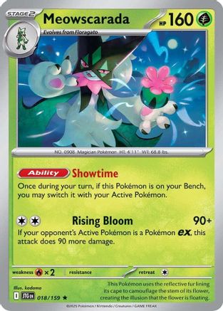 Meowscarada 018/159 (18) Holofoil [SV09: Journey Together]