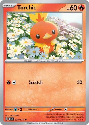 Torchic 022/159 (22)  [SV09: Journey Together]