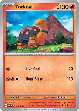 Torkoal 025/159 (25)  [SV09: Journey Together]