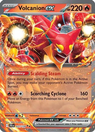 Volcanion ex - 031/159 (31) Holofoil [SV09: Journey Together]