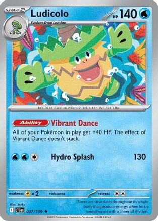 Ludicolo (37) Holofoil [SV09: Journey Together]