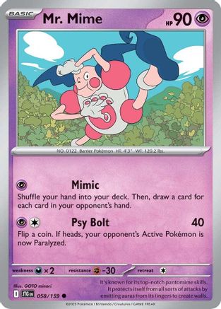 Mr. Mime (058/159)  [SV09: Journey Together]