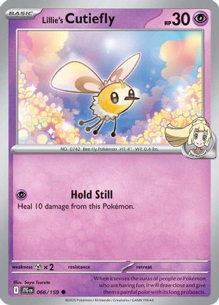 Lillie's Cutiefly (066/159) Reverse Holofoil [SV09: Journey Together]