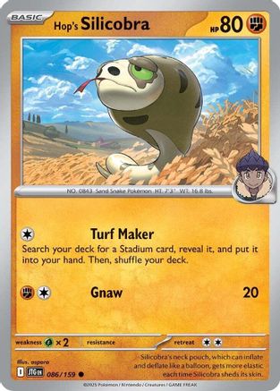 Hop's Silicobra (86) Reverse Holofoil [SV09: Journey Together]