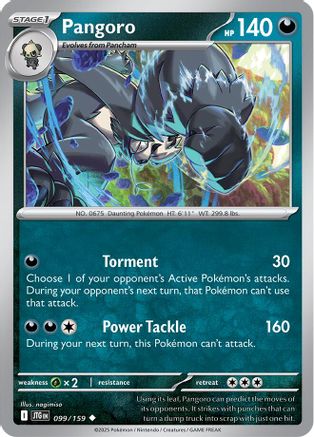 Pangoro (099/195)  [SV09: Journey Together]