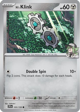 N's Klink (103/159)  [SV09: Journey Together]