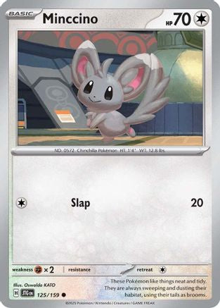 Minnccino (125) Reverse Holofoil [SV09: Journey Together]