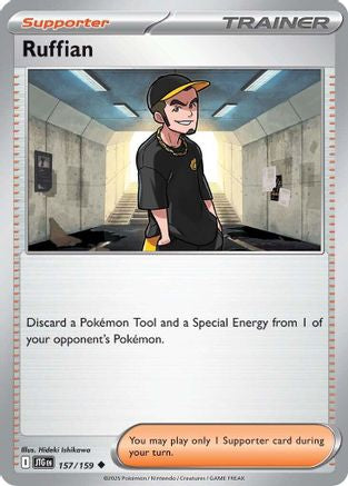 Ruffian (157/159) Reverse Holofoil [SV09: Journey Together]