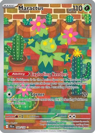Maractus - 160/159 (160) Holofoil [SV09: Journey Together]