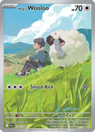 Hop's Wooloo - 170/159 (170) Holofoil [SV09: Journey Together]
