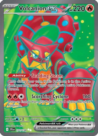 Volcanion ex - 171/159 (171) Holofoil [SV09: Journey Together]