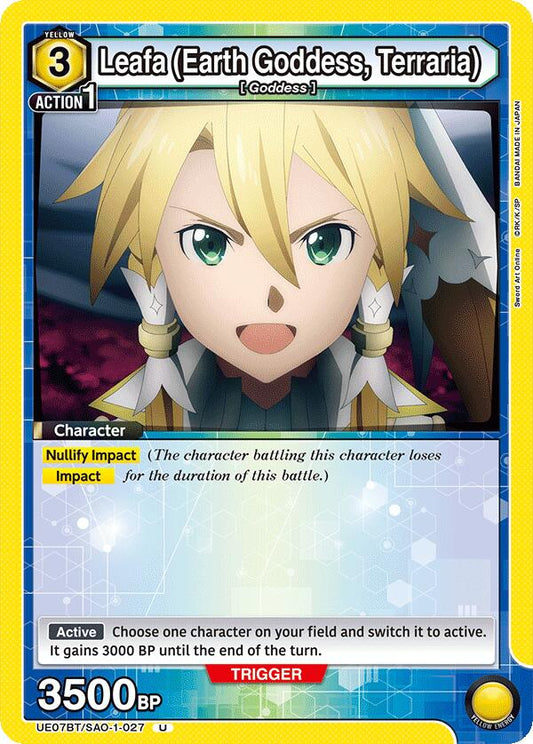Leafa (Earth Goddess, Terraria) (027) [UE07BT/SAO-1-027]